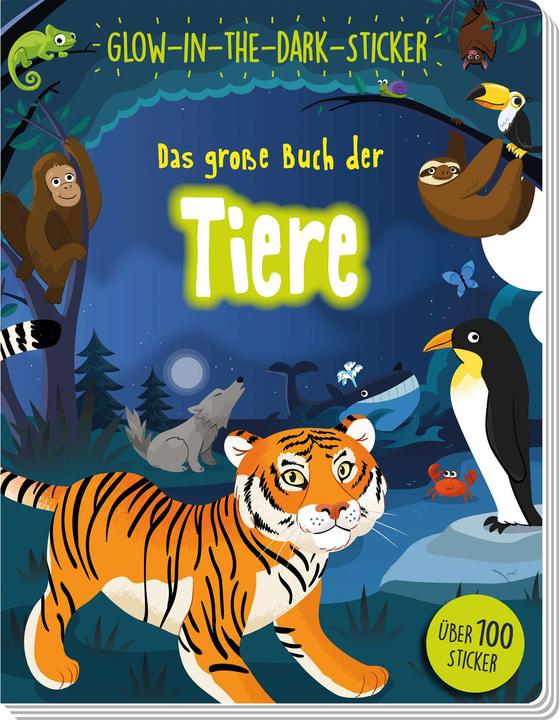 Actual product image Panini Animals: Glow-in-the-Dark Stickers - The Big Book of Animals