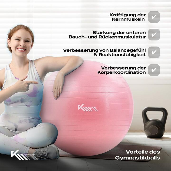 Immagine prodotto Km-Fit Palla per esercizi (55 cm)