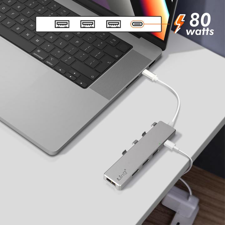 Actual product image LinQ USB-C Hub with 4 USB ports (USB-C, 4 Ports)