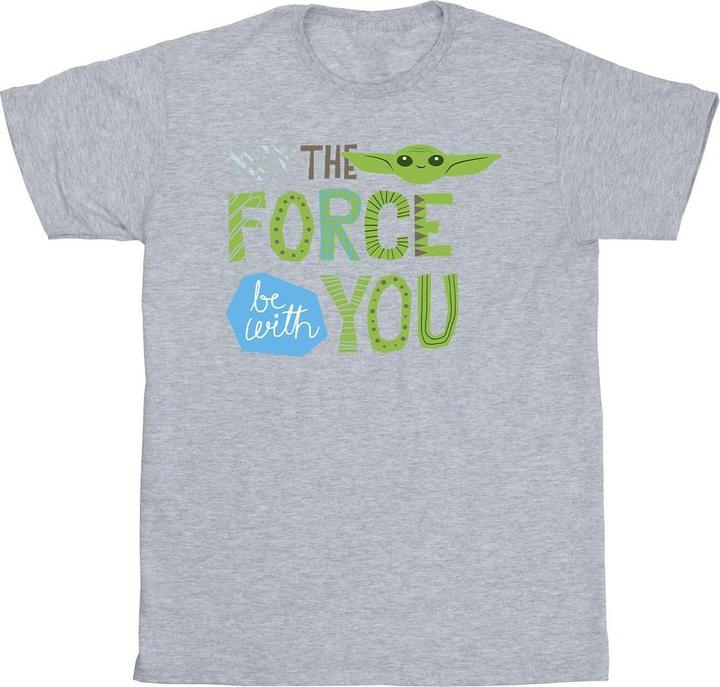 Image du produit Star Wars - T-shirt THE MANDALORIAN MAY THE FORCE BE WITH YOU - Homme (XL)