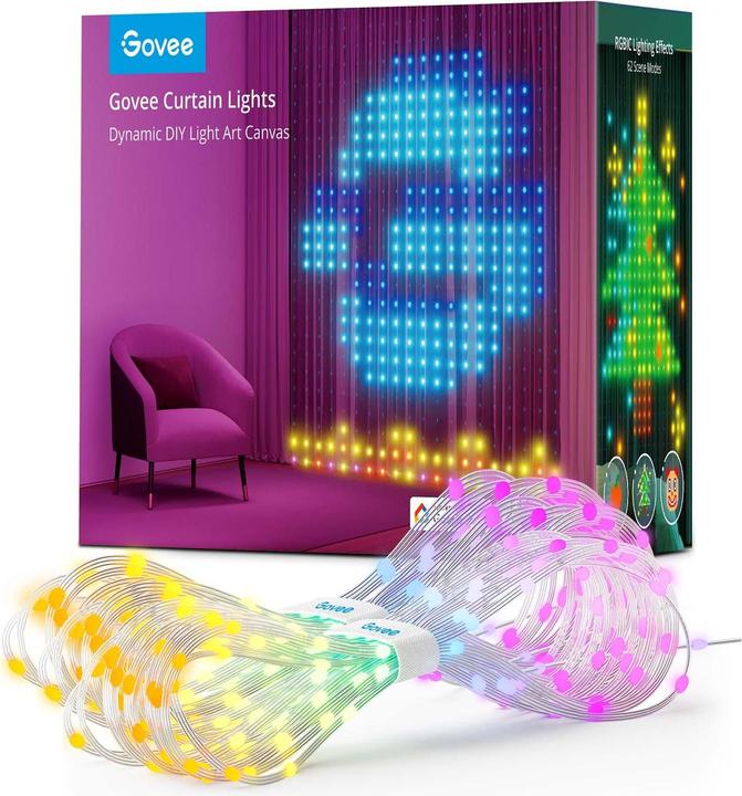 Actual product image Govee Curtain of lights (2 m)