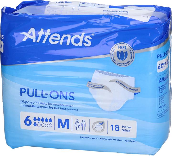 Actual product image Attends Pull Ons 6 Pant (18 x, M)