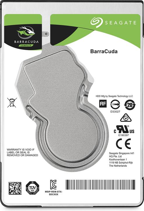 Seagate Harde schijf BarraCuda 2,5" SATA 0,5 TB (0.50 TB, 2.5", SMR)