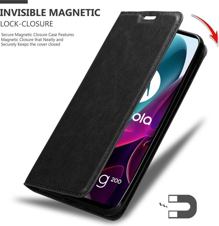 Immagine prodotto Cadorabo Libro Invis. Coperchio magnetico (Motorola Moto G200 5G)