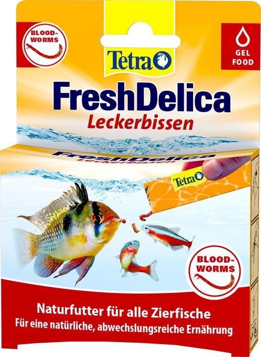 Immagine prodotto Tetra Larve di zanzara rossa fresca Delica (Guppy)