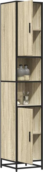 Produktbild VidaXL Badschrank Hochschrank Badezimmerschrank Schrank Badmöbel Sonoma-Eiche