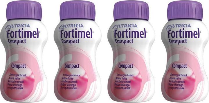 Produktbild Fortimel Compact 2.4 Erdbeere (Erdbeere, 4 x)