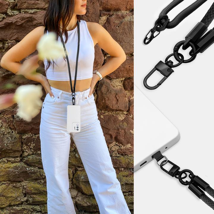Actual product image Cadorabo Chain case for Samsung Galaxy J3 2017 US Version necklace cover adjustable