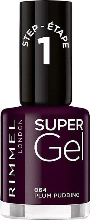 Image du produit Rimmel London Super Gel 064 Plum Pudding 12ml (064, Vernis couleur)