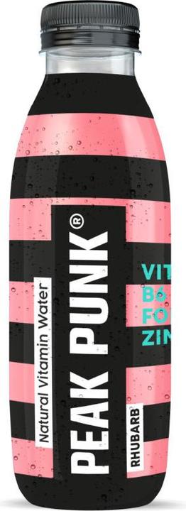 Image du produit Peak Punk Eau vitaminée naturelle Rhubarb (500ml) (Rhubarbe, 1 x)