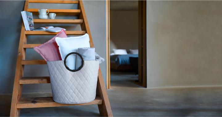 Image du produit reisenthel Boîte de rangement Frame Rhombus Gris clair (42 x 40 cm, 35 l)