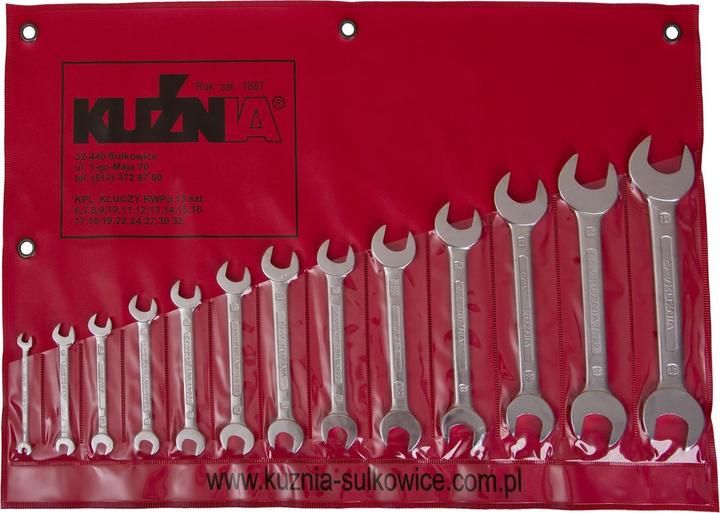 Actual product image Kuźnia Sułkowice flat spanner set 6-32mm 13pcs (1-131-91-113) (31 mm, 27 mm, 24 mm, 26 mm, 20 mm, 22 mm, 18 mm, 8 mm, 9 mm, 30 mm, 17 mm, 13 mm, 14 mm, 19 mm, 21 mm, 16 mm, 23 mm, 15 mm, 7 mm, 28 mm, 25 mm, 32 mm, 12 mm, 29 mm, 6 mm, 10 mm, 11 mm)
