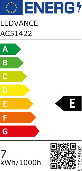 Etichetta energetica Osram lampadina a risparmio energetico (G13, 6.60 W, 800 lm, 1 x, E)
