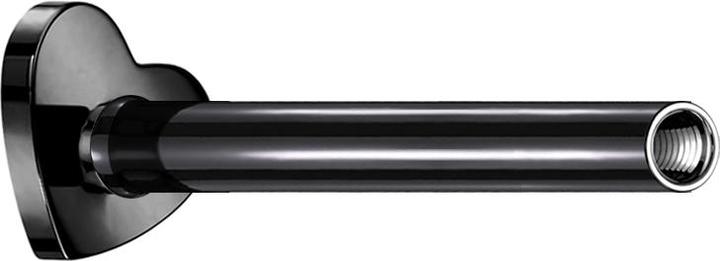 Star Piercing Micro Labret-Stab Herz schwarz mit 0.8 mm Innengewinde (ohne Messing, Titan G23)