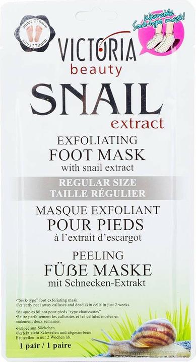 Produktbild Victoria Beauty Snail Extract Detox Revitalizing Nourishing Foot Mask 1 Pair (Fussmaske)