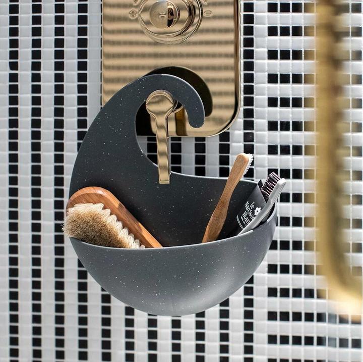 Actual product image Koziol Surf bath silo XL to hang up (6.5 x 21.5 x 25 cm)