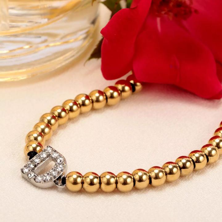 Immagine prodotto La Petite Story Bracciale lettera D di Myself (17 cm, Acciaio inossidabile)