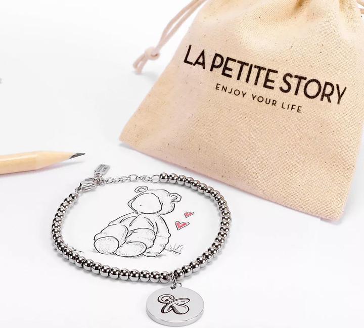 Actual product image La Petite Story Babies Soft Baby Bracelet (20 cm, Stainless steel)