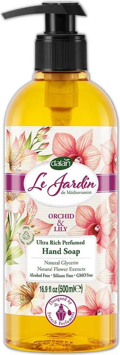 Image du produit Dalan d'Olive Savon liquide de luxe pour les mains, Orchidée et Lys, 500 ml (Savon liquide, 500 ml)