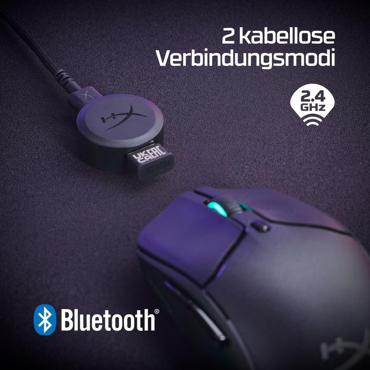 Produktbild HyperX Pulsefire Haste 2 (Kabellos, Kabelgebunden)