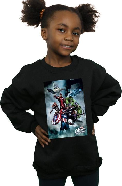 Image du produit - Sweat AVENGERS TEAM MONTAGE - Fille (128)