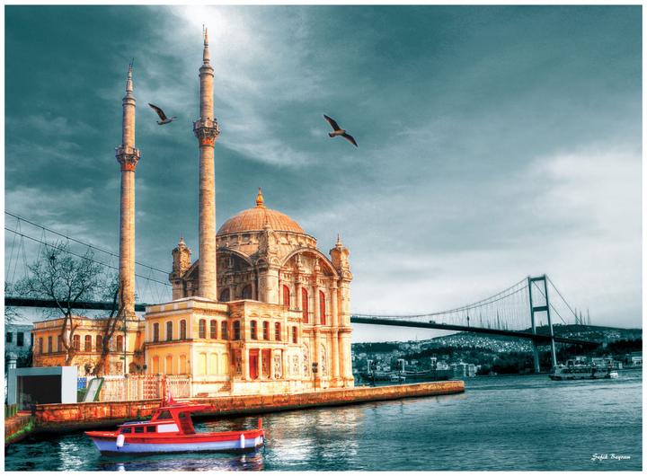 Actual product image Anatolian 3171 Puzzle 1000 pcs. Ortakoy Mosque (Nostalgia) (1000 pieces)