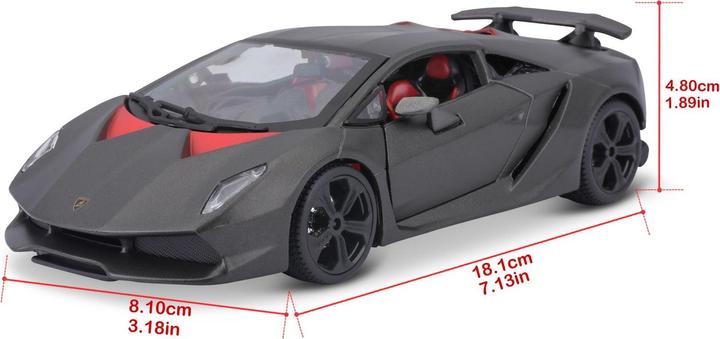 Produktbild Bburago Lamborghini Sesto Elemento 1:24