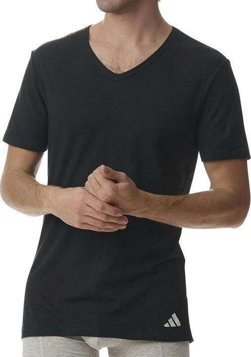 Produktbild adidas 4er Pack Active Flex Cotton Unterhemd / Shirt Kurzarm (M)