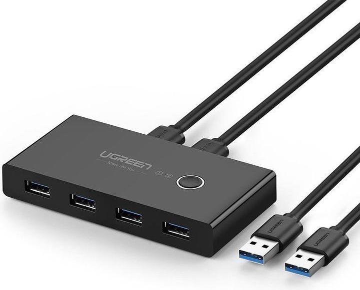 Image du produit Ugreen Boîtier de commutation de partage 30768B, USB 3.0