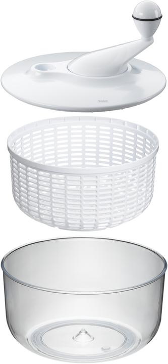 Actual product image Silit Salad spinner plastic dishwasher safe 25cm white