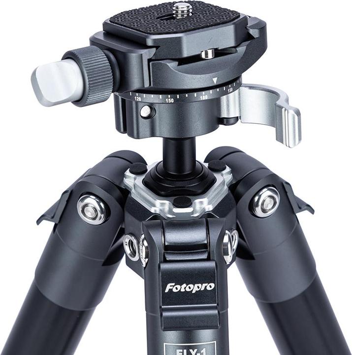 Produktbild Fotopro Fly 1 Aluminium Stativ Grau/Schwarz (Metall)