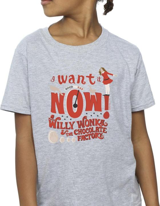 Produktbild Willy Wonka & the Chocolate Factory Verruca Salt I Want It Now TShirt Mädchen (140, 146)