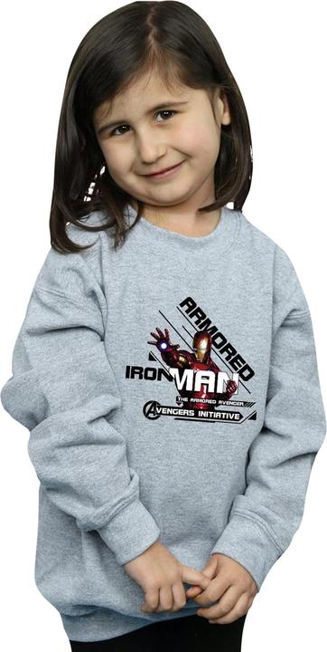 Immagine prodotto Iron Man Armored Avenger Felpa Ragazze (152, 158)