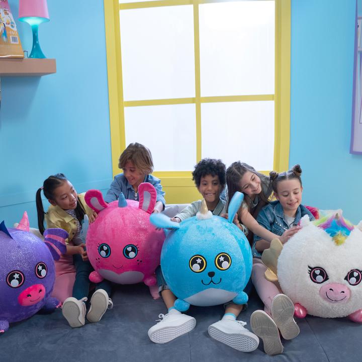 Produktbild Moose Biggies aufblasbares Einhorn-Regenbogen Plüschtier