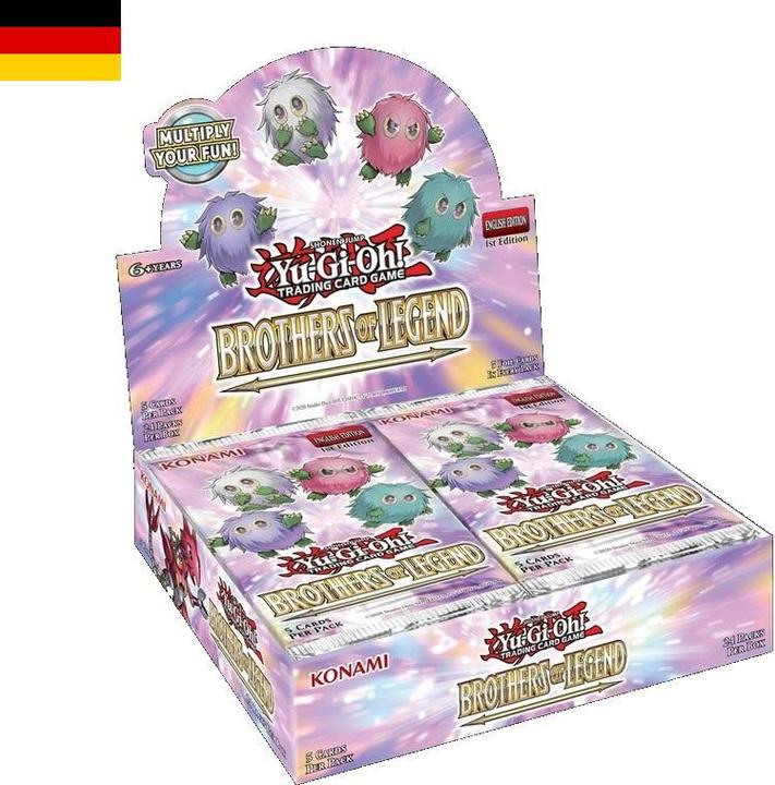Immagine prodotto Yu-Gi-Oh . Pacchetto booster dei fratelli della leggenda (Tedesco, Pacchetto Booster)