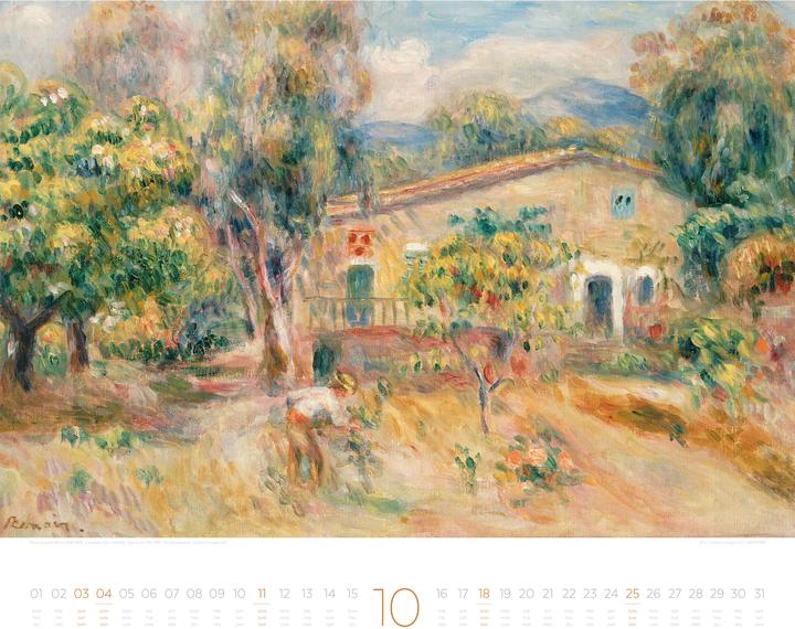 Actual product image Die Kunst der Stille Kalender 2026 (54 x 48 cm, Hardcover, French, German, English)