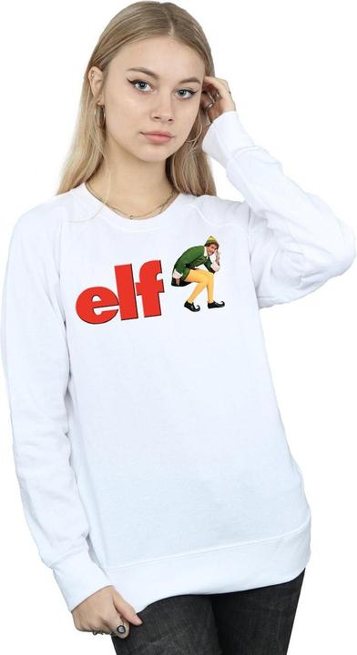 Actual product image Elf Womens/Ladies Crouching Logo Sweatshirt (S)
