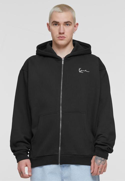 Actual product image Karl Kani KM-ZH011-001-01 KK Chest Signature Essential Zip Hoodie (L)