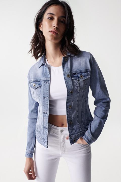 Immagine prodotto Salsa Jeans Giacca Trucker in denim (XXL)