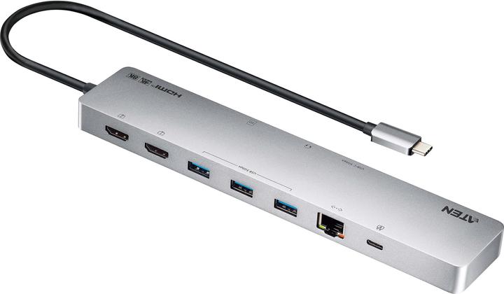 Productafbeelding Aten USB-C Multiport Dock 4K Dual Display (USB-C, 11 Havens)
