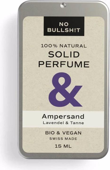 Actual product image NO BULLSH!T Solid Perfume (Body mist, 15 ml)