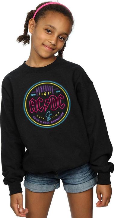 Immagine prodotto AC/DC Circle Neon Felpa Ragazze (128)
