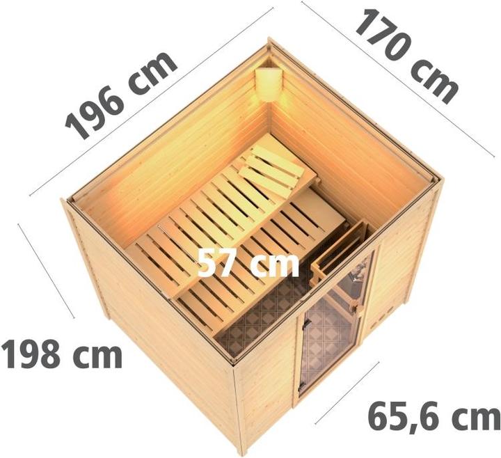 Immagine prodotto Karibu Anja senza bordo del tetto (Senza forno)
