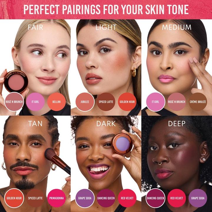Actual product image Danessa Myricks Yummy Skin - Blurring Balm Powder Flushed Spiced Latte