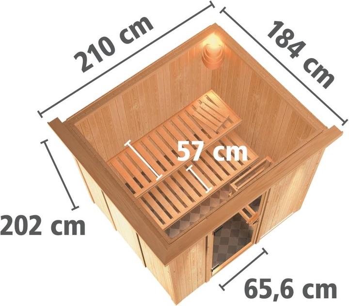 Image du produit Karibu Sodin avec couronne de toit