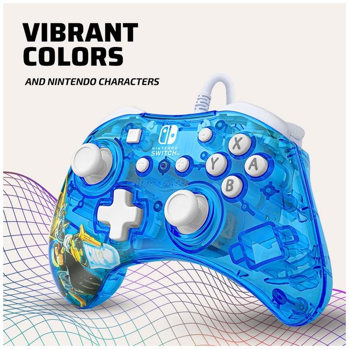 Actual product image PDP Rock Candy Wired Controller: Berry Brave Link (Switch OLED, Switch Lite, Switch)