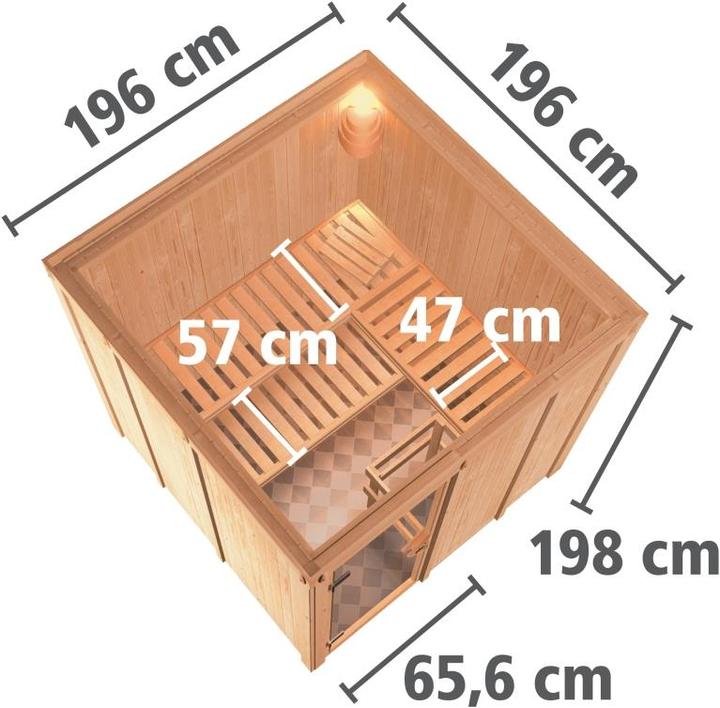 Image du produit Karibu Rodin sans couronne de toit (9 KW Bio contrôle externe)