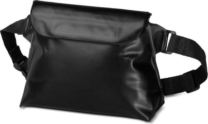 Hurtel Wasserdichte PVC-Tasche / Hüfttasche – schwarz
