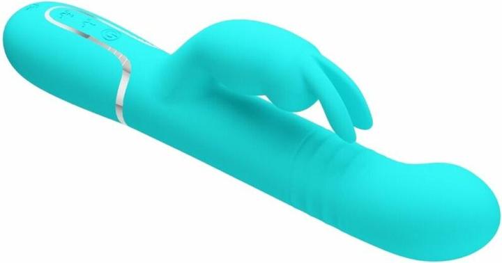 Actual product image Pretty Love Coale Rabbit Vibrator Beads Aqua Green