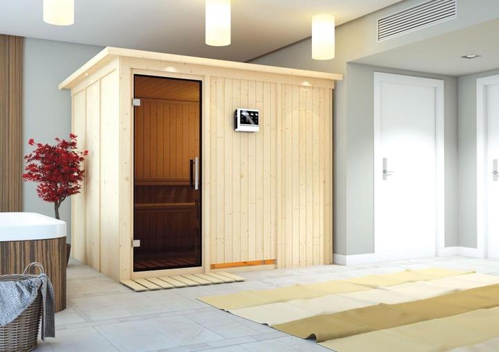 Produktbild Karibu Gobin mit Dachkranz (9 KW Bio externe Steuerung)